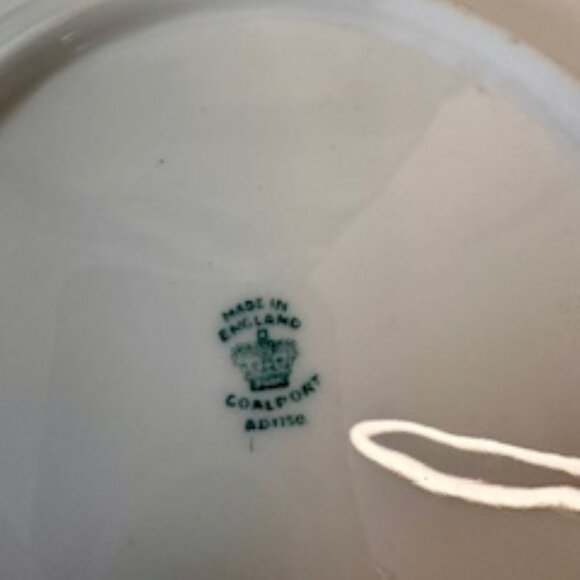 Vintage Coalport Sevres Floral Embossed Side Plates – England Porcelain with Vib - Picture 5 of 5